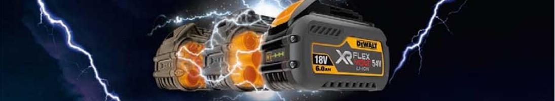 NARZĘDZIA AKUMULATOROWE Z SYSTEMEM XR FLEXVOLT 54V - DeWALT